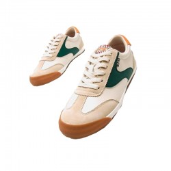Sneakers Mujer Mustang Court Blanco-Verde