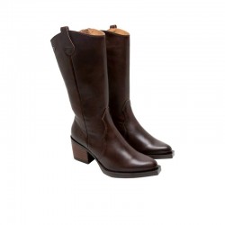 Botas de Tacón Mujer Porronet 4755 Moka