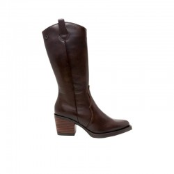 Botas de Tacón Mujer Porronet 4755 Moka