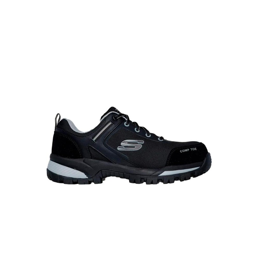 Zapatos de Segurid Hombre Skechers Gatlon - Strigax Negro-Gris