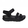 Sandalias Planas Mujer Skechers 112886 Negro-Negro