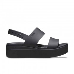 Sandalias Planas Mujer Crocs 206453 Negro