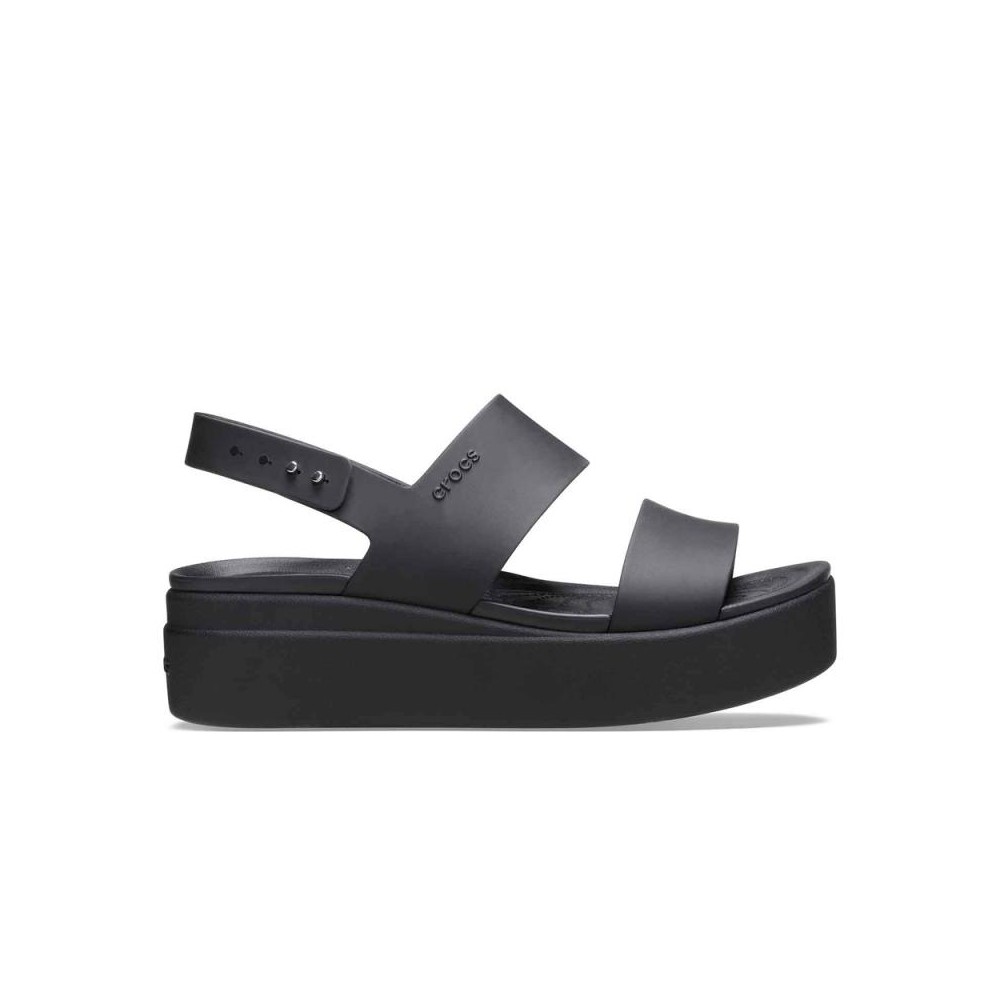 Sandalias Planas Mujer Crocs 206453 Negro