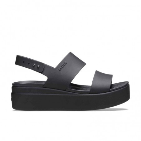 Sandalias Planas Mujer Crocs 206453 Negro