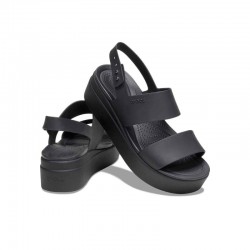 Sandalias Planas Mujer Crocs 206453 Negro