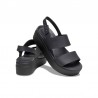 Sandalias Planas Mujer Crocs 206453 Negro