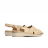 Sandalias Planas Mujer Pitillos 10301 Oro