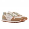 Sneakers Mujer Mustang Joggo Classic 60909 Blanco-Beig