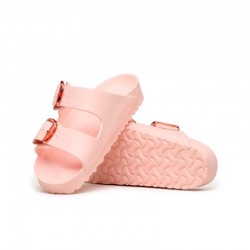 Sandalias Planas Mujer Birkenstock Arizona Big Buckle Eva Rosa