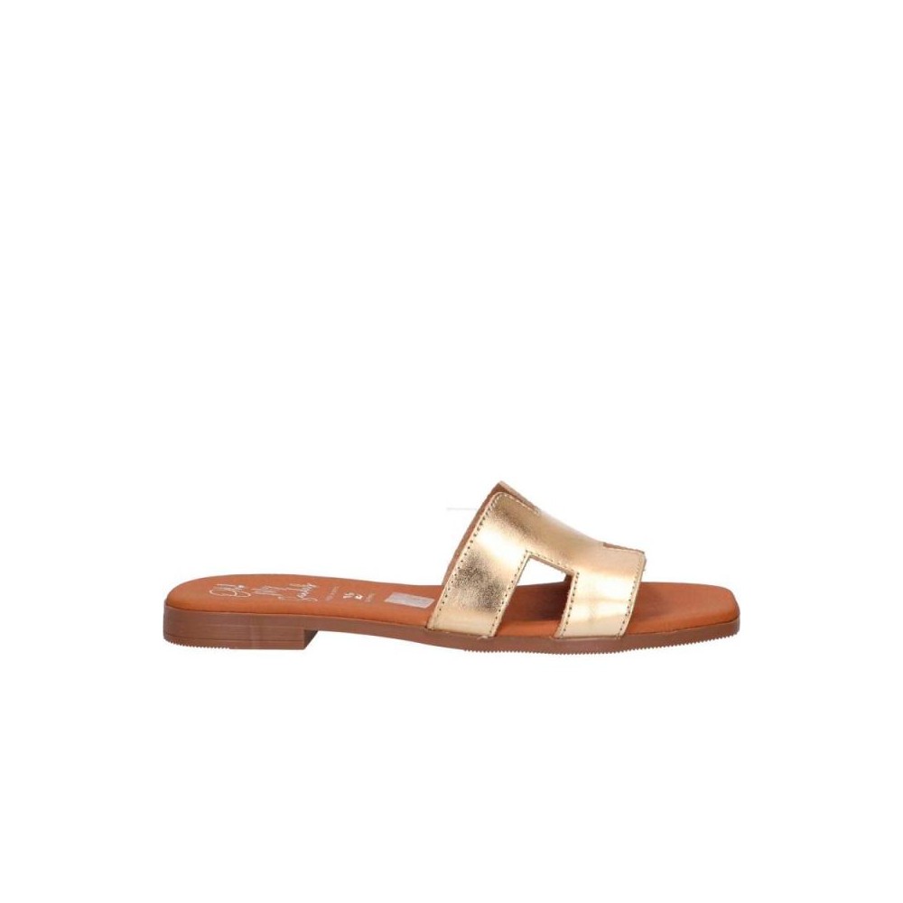 Sandalias Planas Mujer Oh My Sandals 5810 Oro