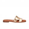 Sandalias Planas Mujer Oh My Sandals 5810 Oro