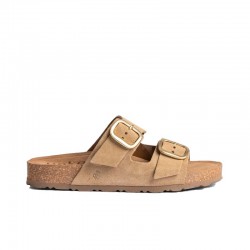 Sandalias Planas Mujer Yokono Jerba Taupe