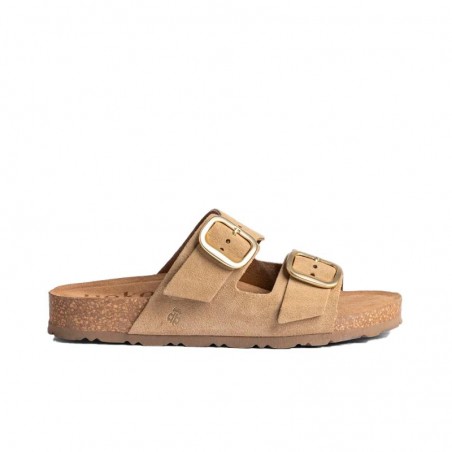 Sandalias Planas Mujer Yokono Jerba Taupe