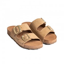 Sandalias Planas Mujer Yokono Jerba Taupe