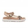 Sandalias Planas Mujer Mustang 60001 Beig