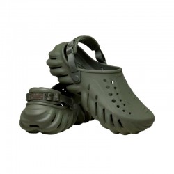 Zuecos Hombre Crocs Echo Clog U Verde
