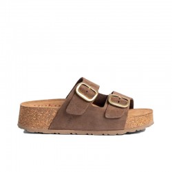 Sandalias Planas Mujer Yokono Wiwi Marron