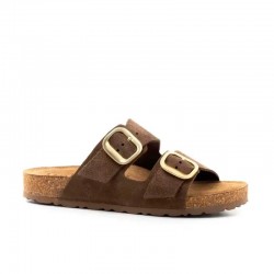 Sandalias Planas Mujer Yokono Jerba Marron