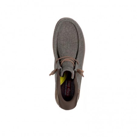 Zapatillas Lona Hombre Skechers Melson-Coronado Kaki