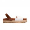 Sandalias Planas Mujer Popa Siona Blanco