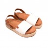 Sandalias Planas Mujer Popa Siona Blanco