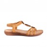 Sandalias Planas Mujer Zapp 26676 Oro