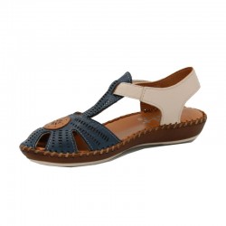 Sandalias Planas Mujer 48 Hours 4801 Marino