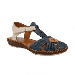 Sandalias Planas Mujer 48 Hours 4801 Marino