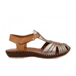 Sandalias Planas Mujer 48 Hours 4801 Plomo