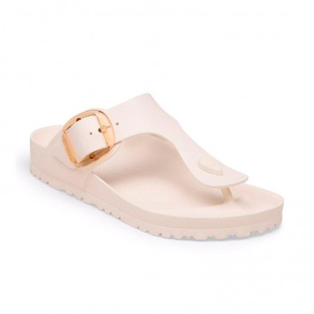 Sandalias Planas Mujer Birkenstock Gizeh Big Buckle Eva Beig