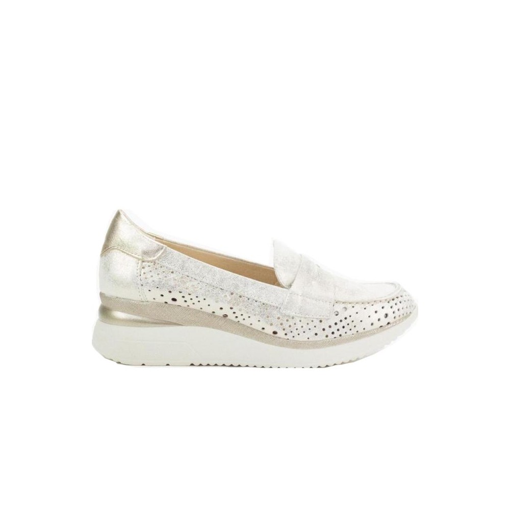 Mocasines Mujer Pitillos 10432 Oro