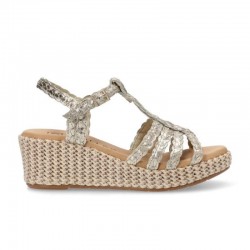Cuñas Mujer Pitillos 10565 Oro