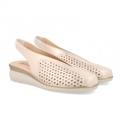 Sandalias Planas Mujer Pitillos 10370 Oro