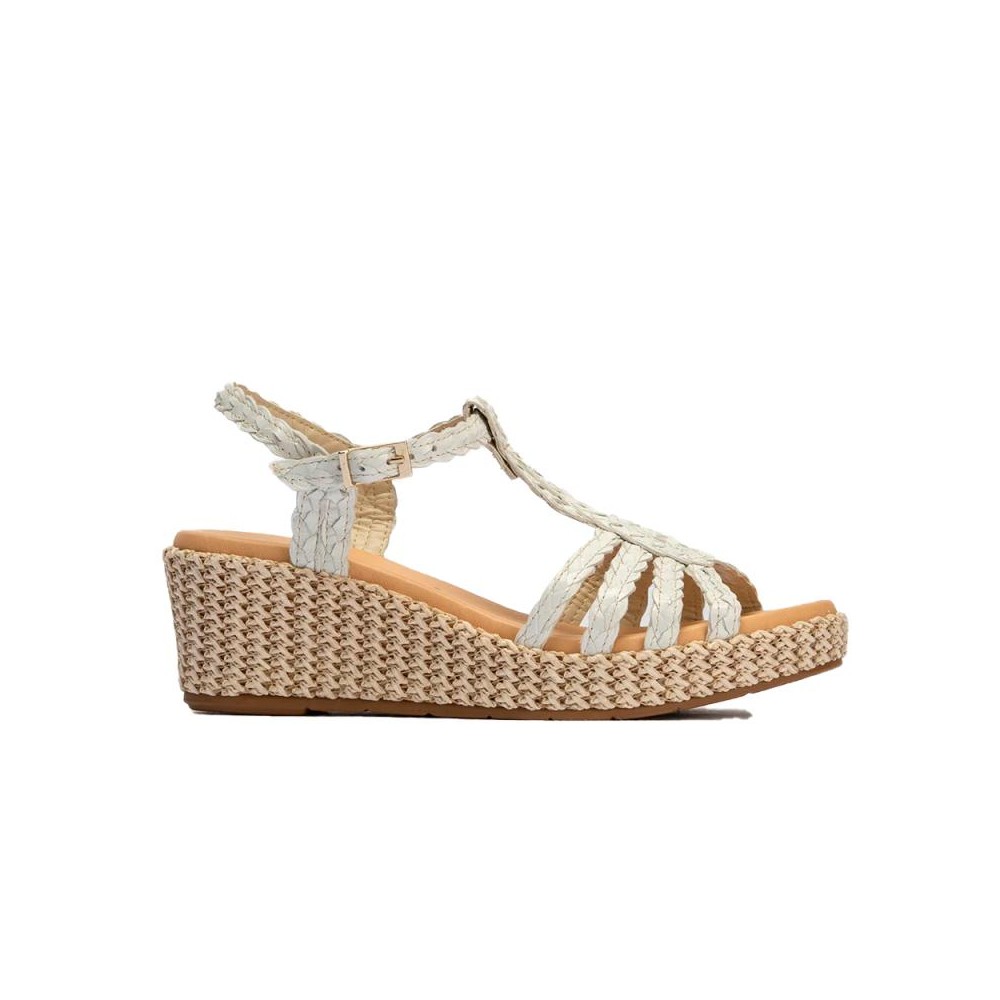 Cuñas Mujer Pitillos 10565 Blanco