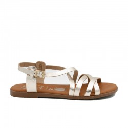 Sandalias Planas Mujer Oh My Sandals 5806 Oro