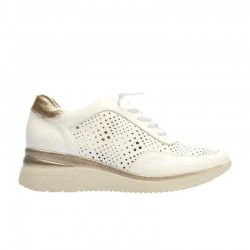 Zapatos Casual Mujer Pitillos 10431 Blanco