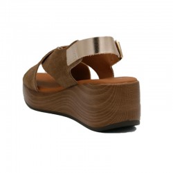 Cuñas Mujer Oh My Sandals 6039 Taupe