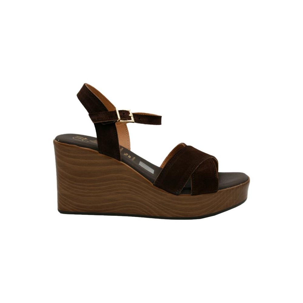 Cuñas Mujer Oh My Sandals 6044 Marron