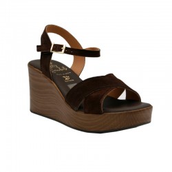 Cuñas Mujer Oh My Sandals 6044 Marron