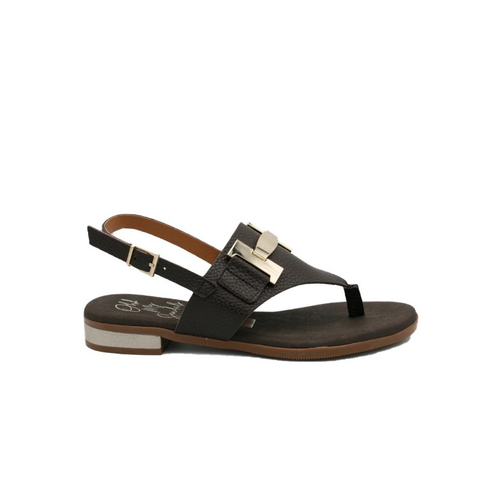 Sandalias Planas Mujer Oh My Sandals 5860 Marron