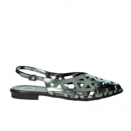 Sandalias Planas Mujer Porronet 7092 Plomo