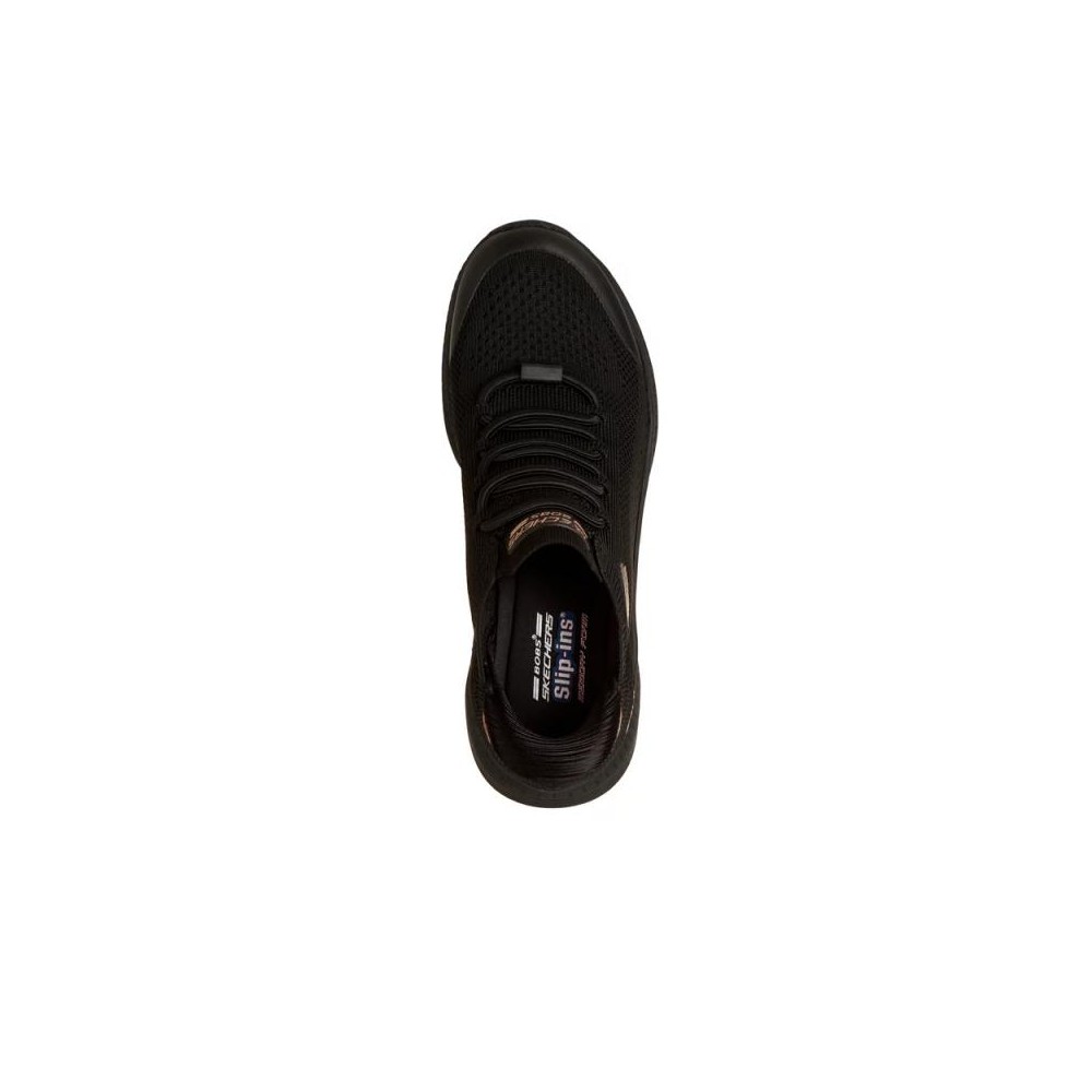 Sneakers Mujer Skechers Bobs Squad 4 - Dire Step Negro-Negro
