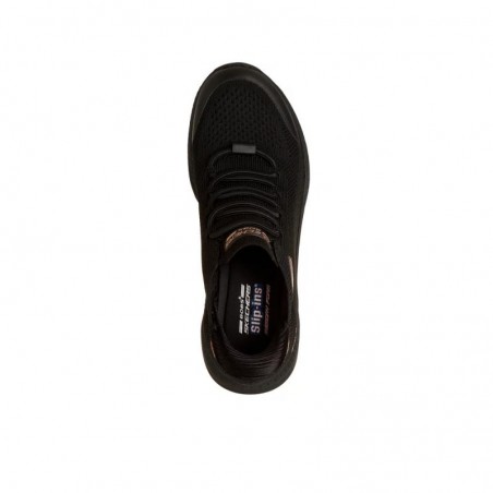 Sneakers Mujer Skechers Bobs Squad 4 - Dire Step Negro-Negro