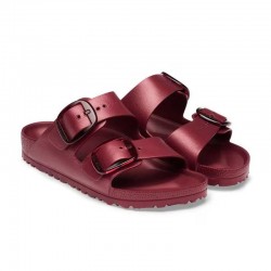 Sandalias Planas Mujer Birkenstock Arizona Big Buckle Eva Burdeos