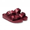 Sandalias Planas Mujer Birkenstock Arizona Big Buckle Eva Burdeos