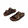 Sandalias Bio Mujer Birkenstock Arizona Big Buckle Marron