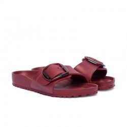 Sandalias Planas Mujer Birkenstock Madrid Big Buckle Eva Burdeos