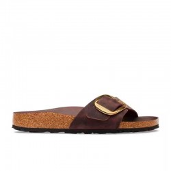 Sandalias Bio Mujer Birkenstock Madrid Big Buckle Marron