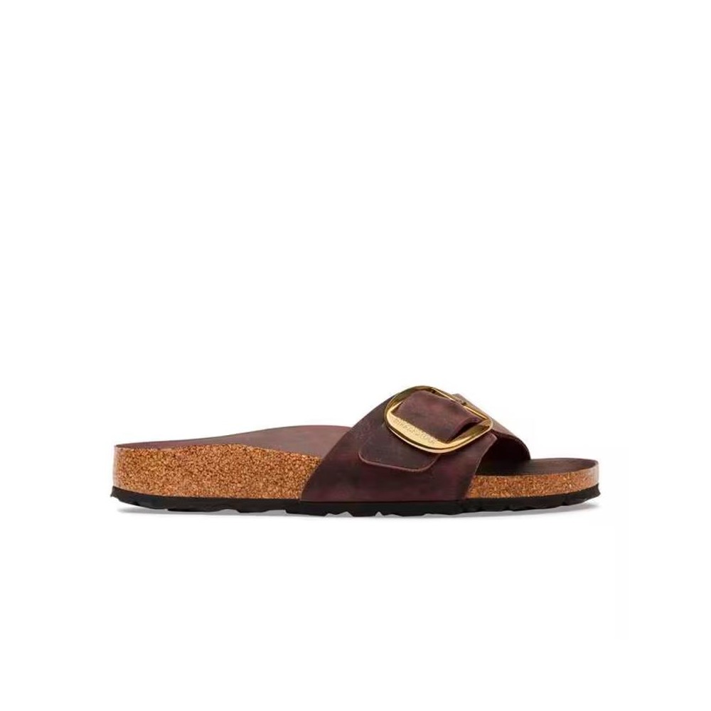 Sandalias Bio Mujer Birkenstock Madrid Big Buckle Marron