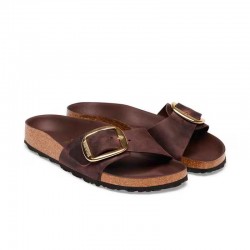 Sandalias Bio Mujer Birkenstock Madrid Big Buckle Marron
